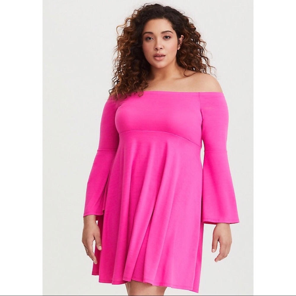 Torrid Jersey Skater Mini Dress